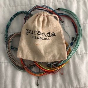 Puravida bracelets x8